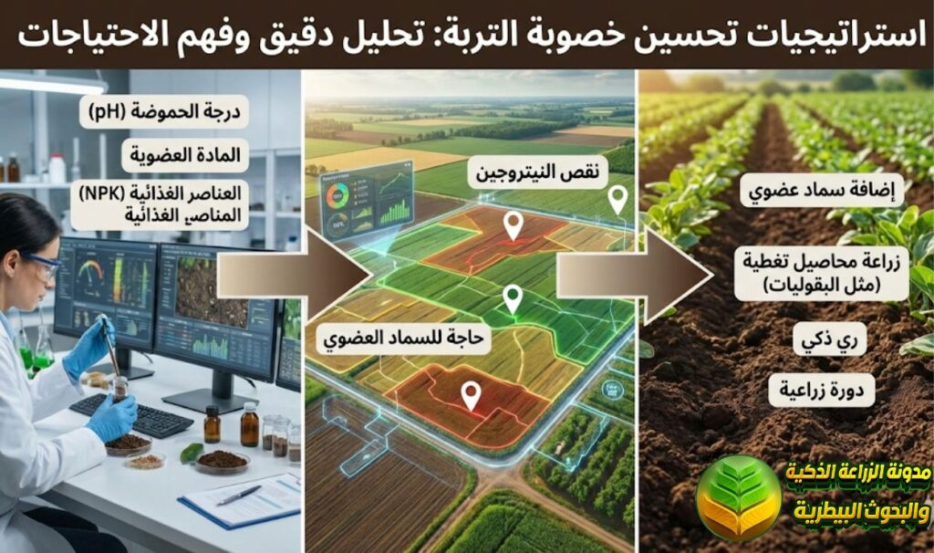 استراتيجيات تحسين التربة الزراعية