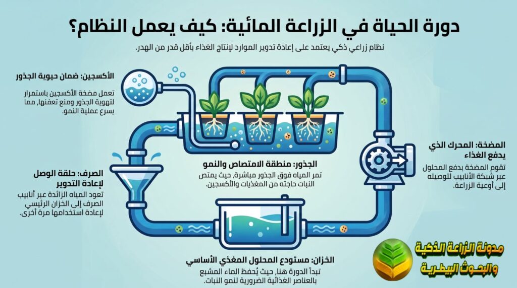 كيف تعمل الزراعة المائية؟