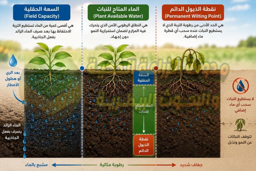 حالات ماء التربة