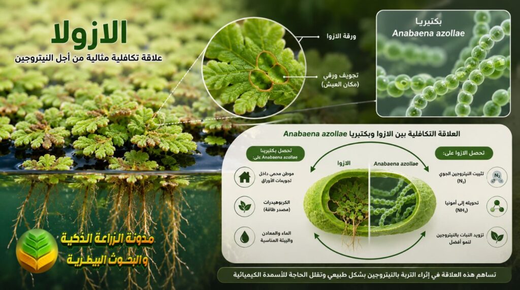 الأزولا وبكتيريا تثبيت النيتروجين
