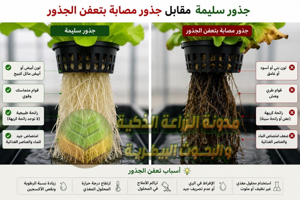 الأمراض والمشكلات في الزراعة المائية