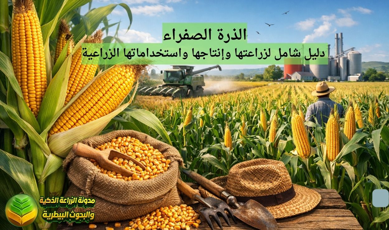 الذرة الصفراء: دليل شامل لزراعتها وإنتاجها واستخداماتها الزراعية