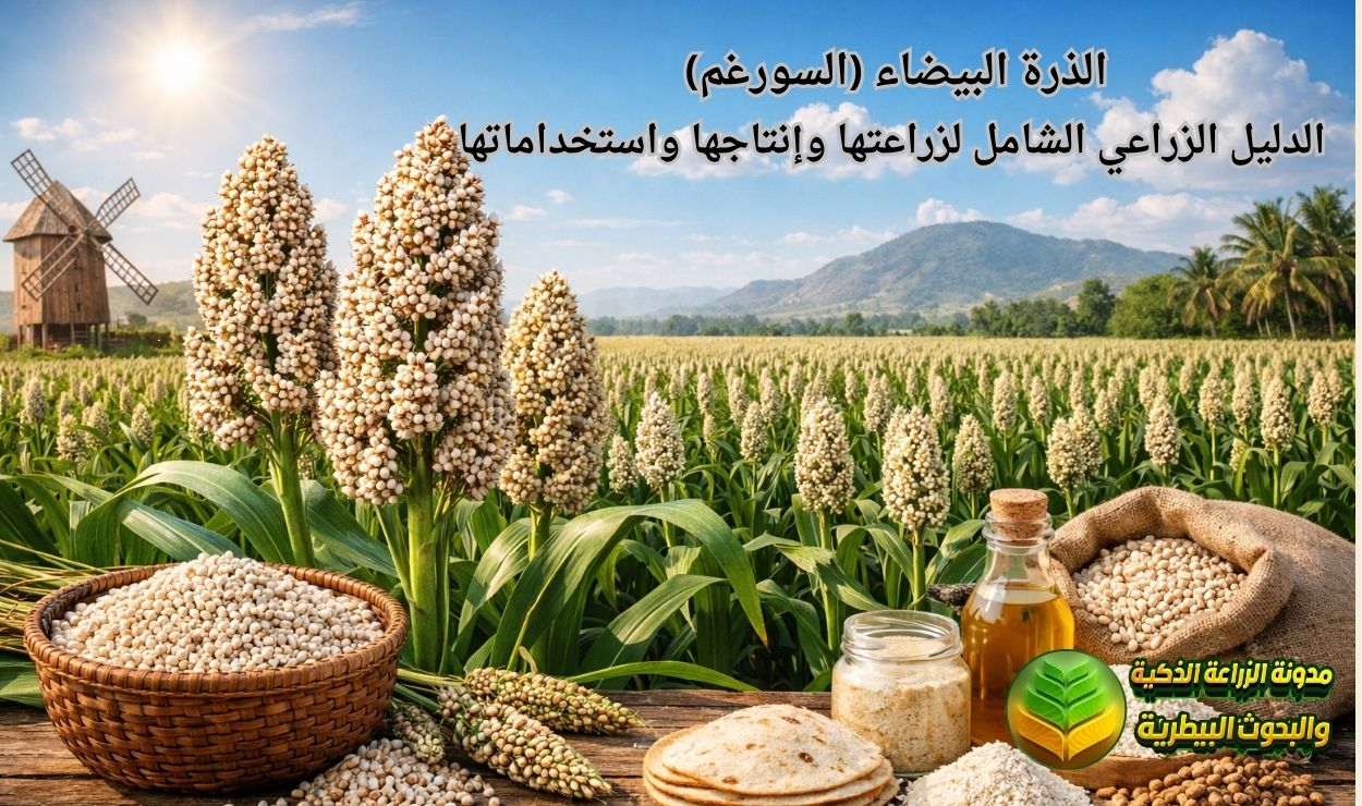 الذرة البيضاء (السورغم): الدليل الزراعي الشامل لزراعتها وإنتاجها واستخداماتها