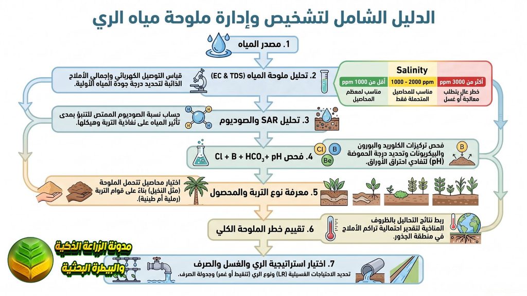 مؤشرات ملوحة مياه الري