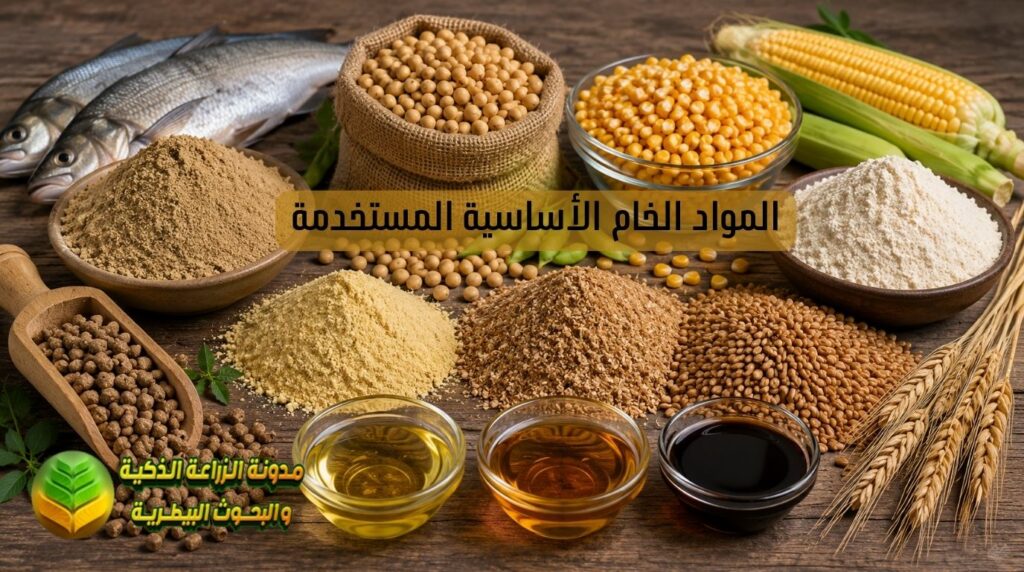مواد تصنيع أعلاف الأسماك