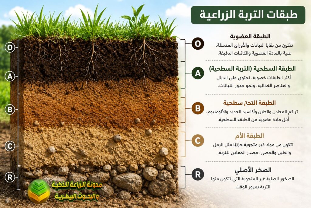 طبقات التربة الزراعية