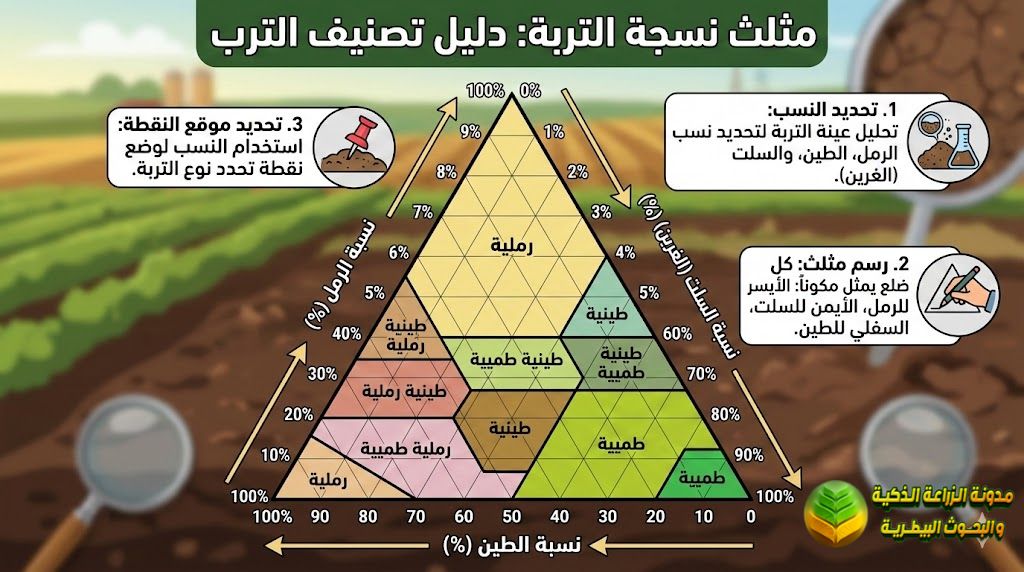 مثلث نسجة التربة