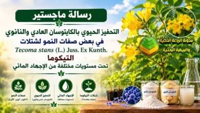 نمو شتلات التيكوما بالكايتوسان النانوي: دراسة أكاديمية لمواجهة الإجهاد المائي في المشاتل