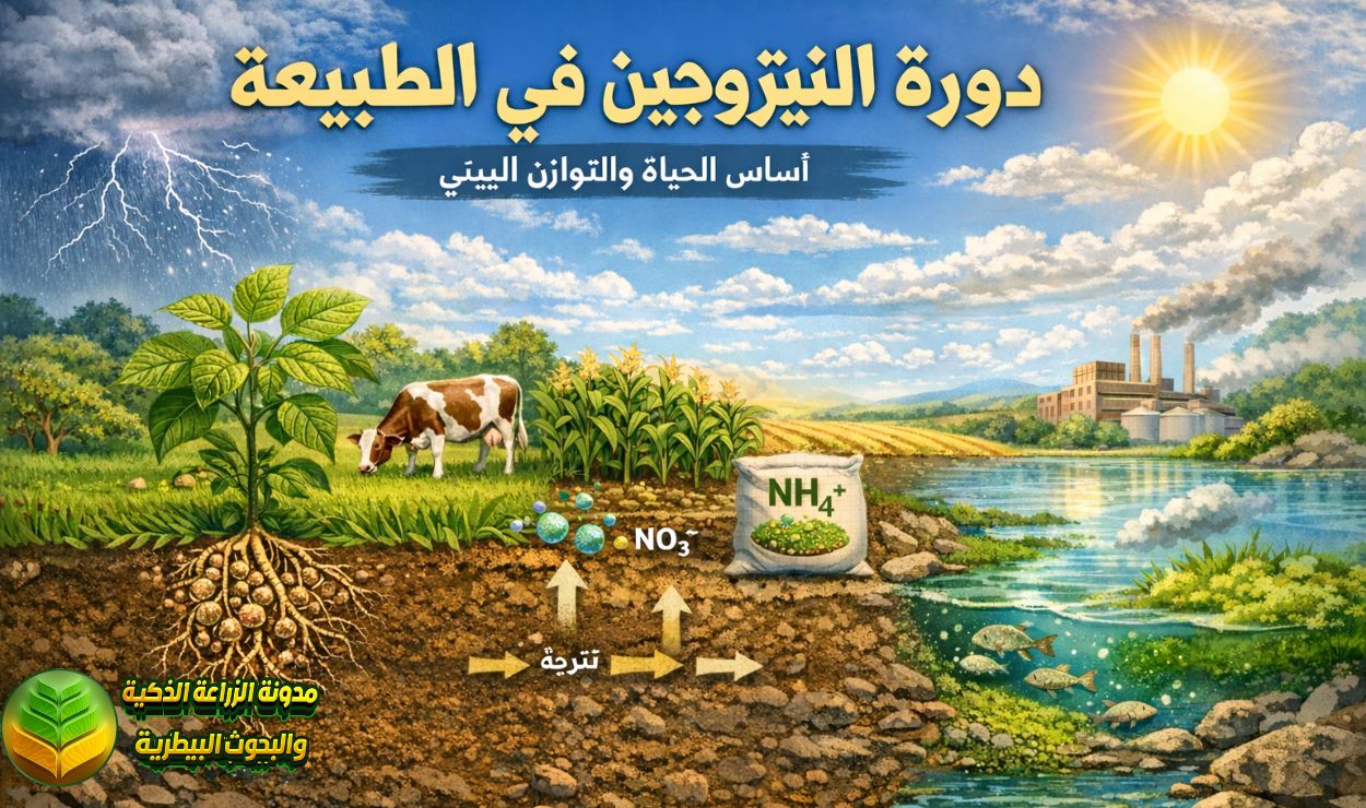 دورة النيتروجين في الطبيعة: شرح شامل وأهميتها في الزراعة واستدامة التربة