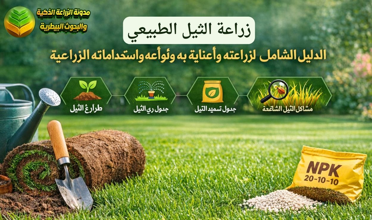 الثيل: الدليل الشامل لزراعته والعناية به وأنواعه واستخداماته الزراعية