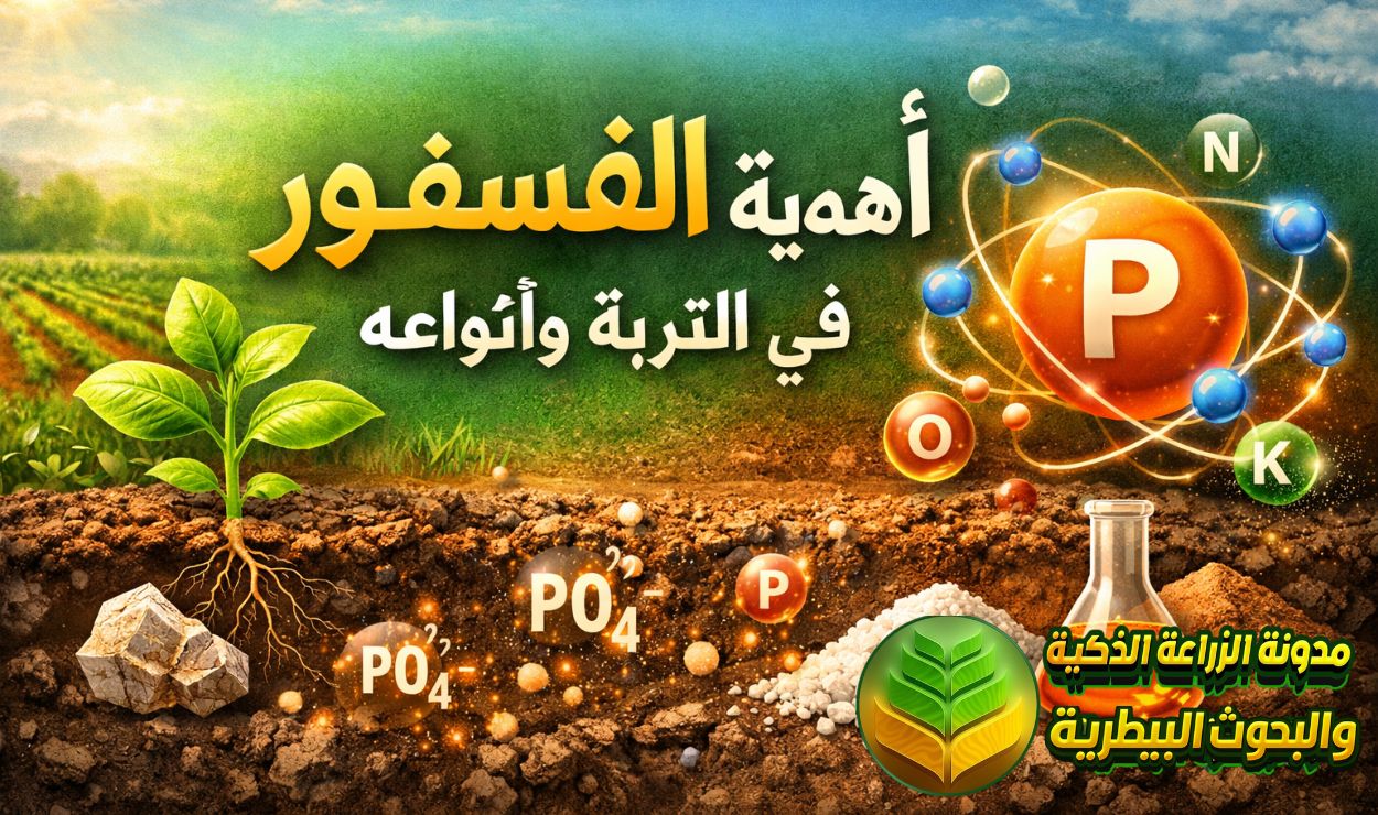 الفسفور في التربة: الأهمية، الأنواع، وطرق تحسين الاستفادة منه
