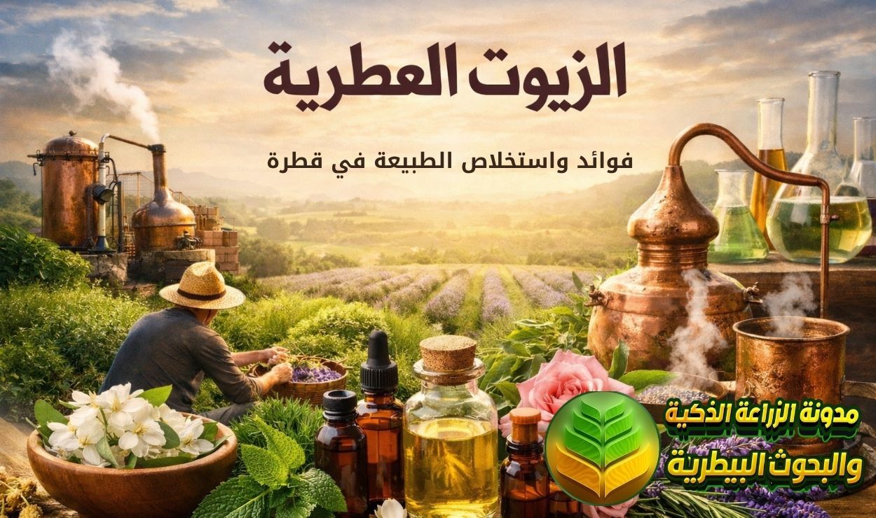 الزيت العطري في الزراعة: دليل شامل لجمع النباتات العطرية واستخراج الزيوت الطبيعية