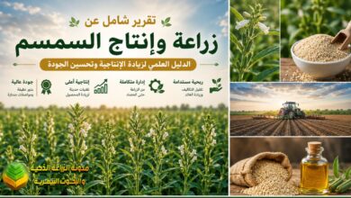 تقرير شامل عن زراعة وإنتاج السمسم: الدليل العلمي لزيادة الإنتاجية وتحسين الجودة