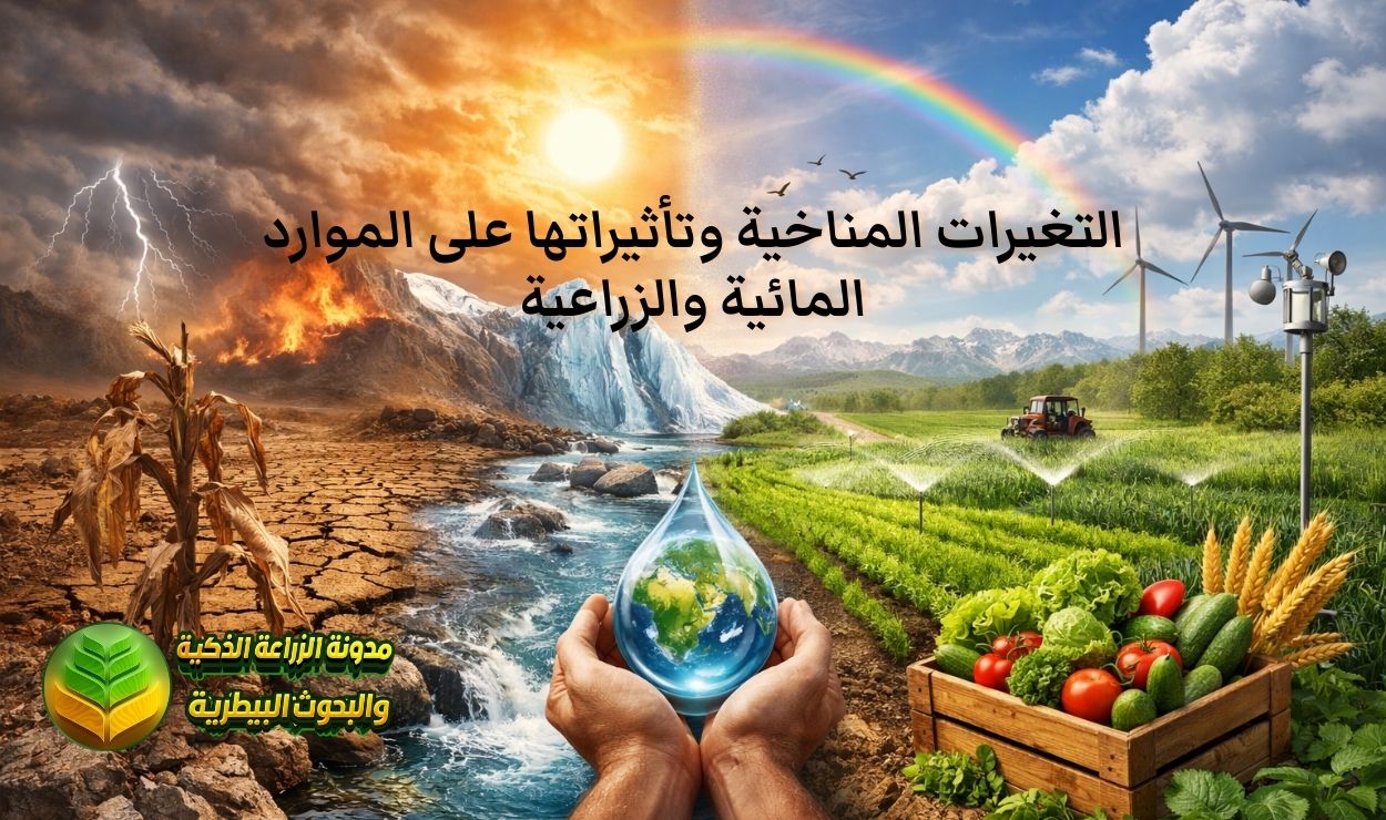 التغيرات المناخية وتأثيراتها على الموارد المائية والزراعية