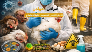 أمراض الدواجن: الدليل الشامل للتشخيص والوقاية والعلاج (مرجع المربي العربي 2026)