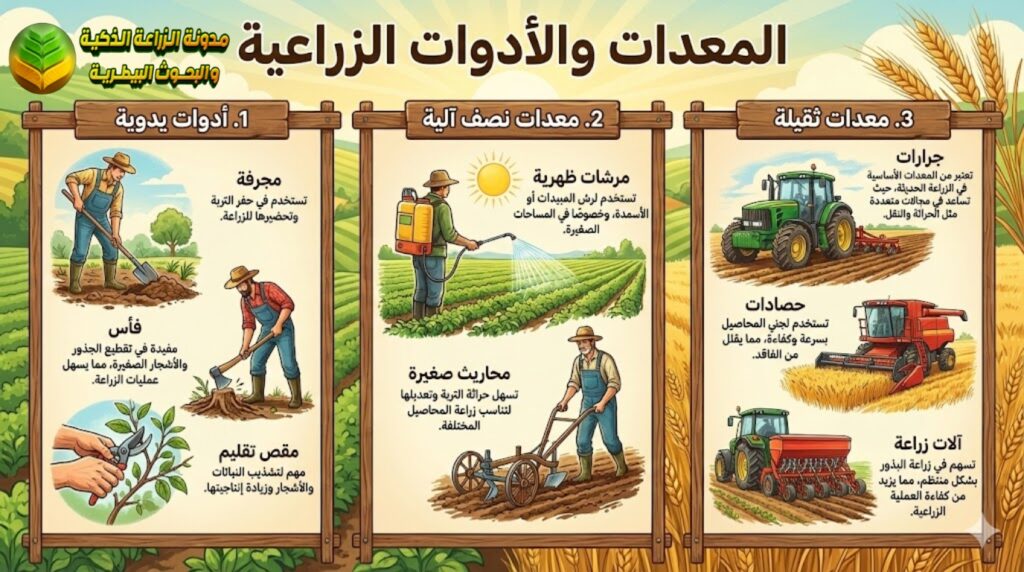 المعدات والأدوات الزراعية