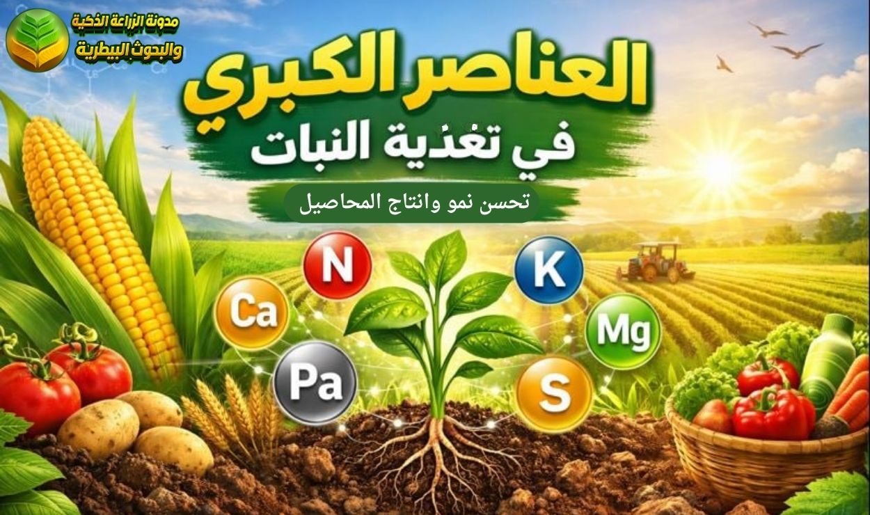 العناصر الكبرى للنبات: دليل شامل لفهم أهم العناصر الغذائية وزيادة الإنتاج الزراعي