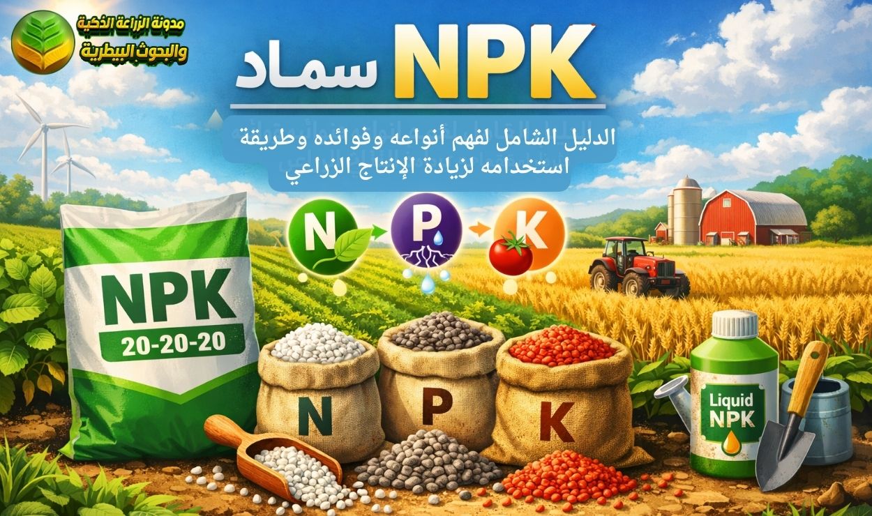 سماد NPK: الدليل الشامل لفهم أنواعه وفوائده وطريقة استخدامه لزيادة الإنتاج الزراعي