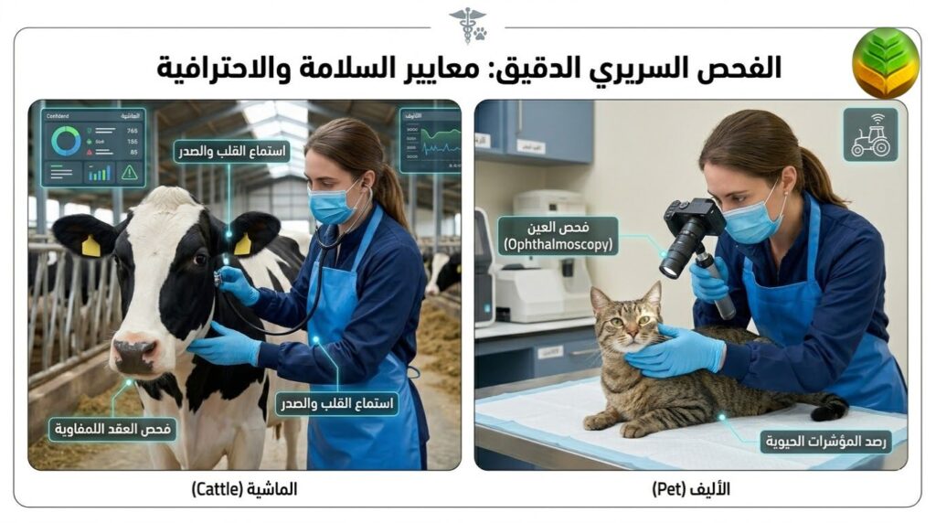 المعايير الصحية للعيادة البيطرية