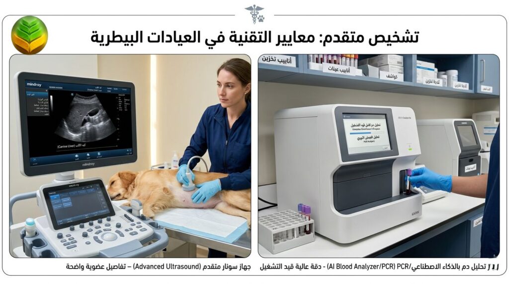 أجهزة العيادة البيطرية والتقنيات الحديثة