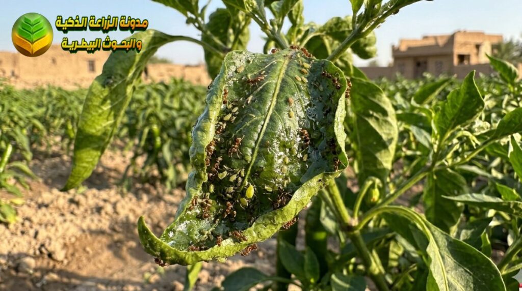 علامات الإصابة بحشرة المن