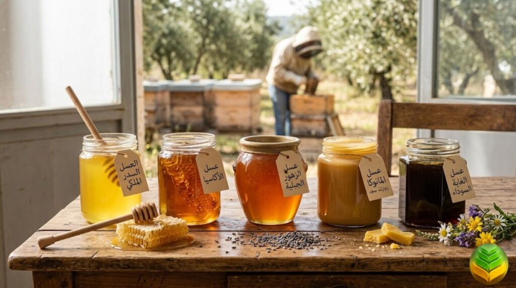 انواع العسل الطبيعي