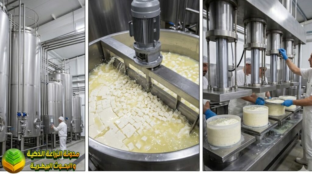 خطوات صناعة الأجبان