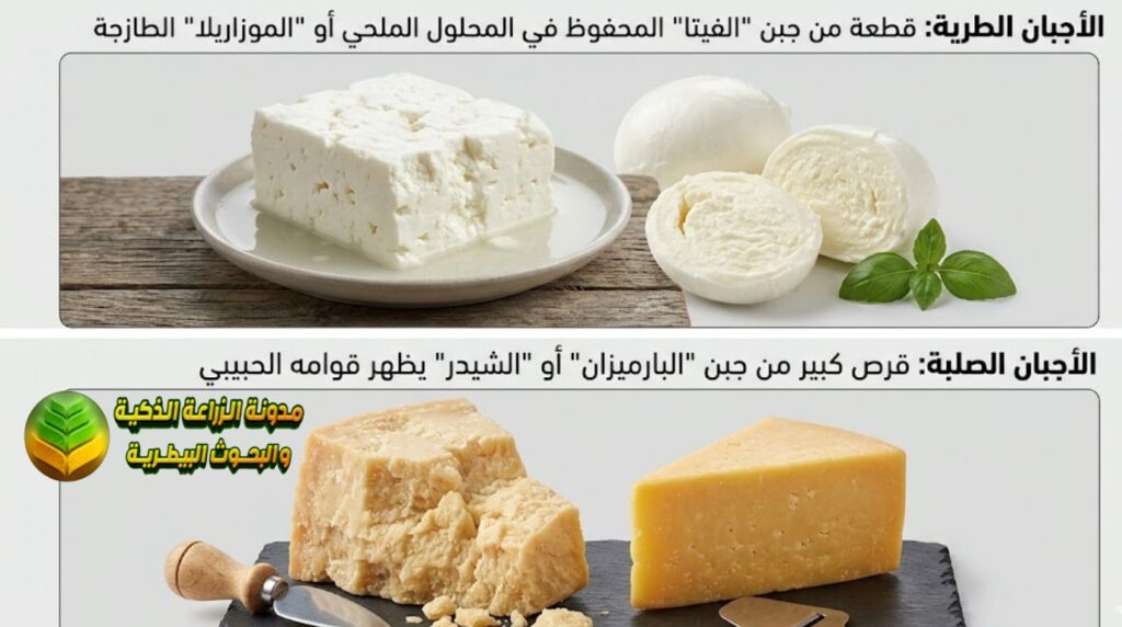أشهر أنواع الأجبان