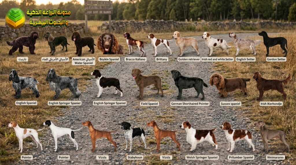 انواع الكلاب الرياضية