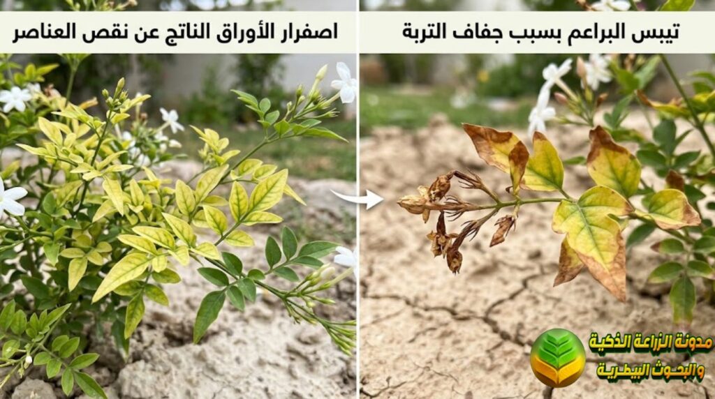 مشاكل شجرة الياسمين وحلولها