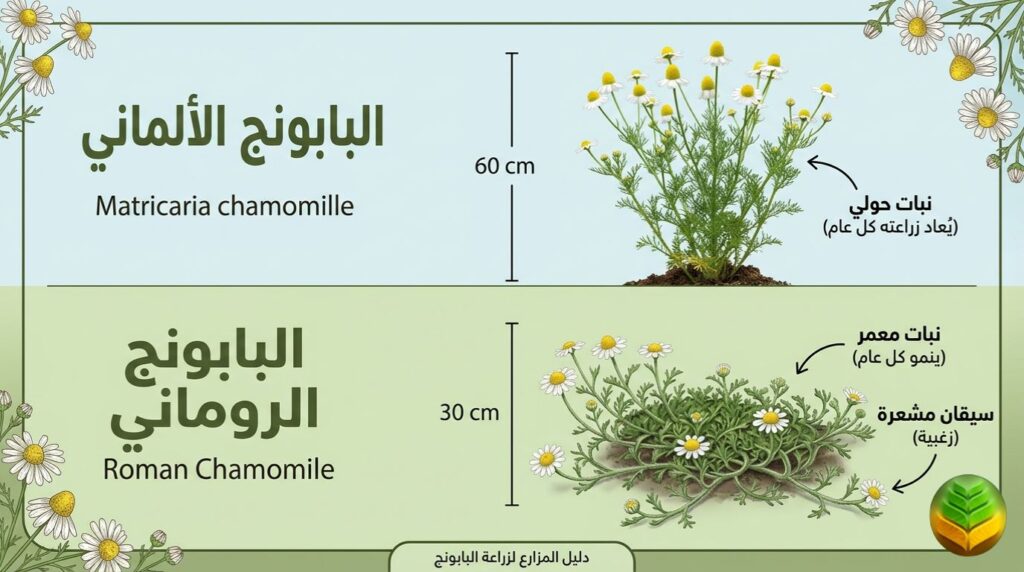 أنواع البابونج