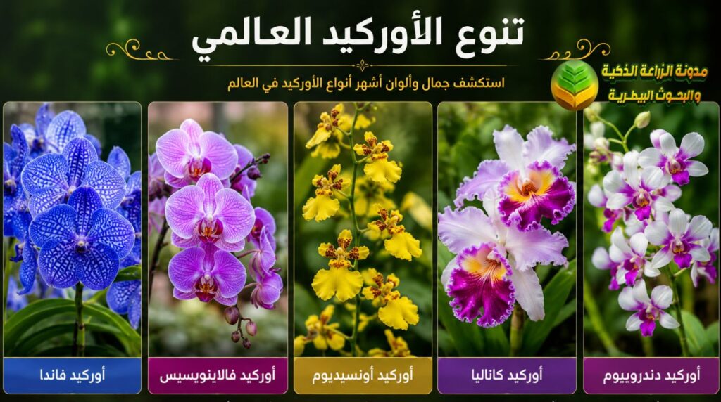 أنواع زهرة الأوركيد