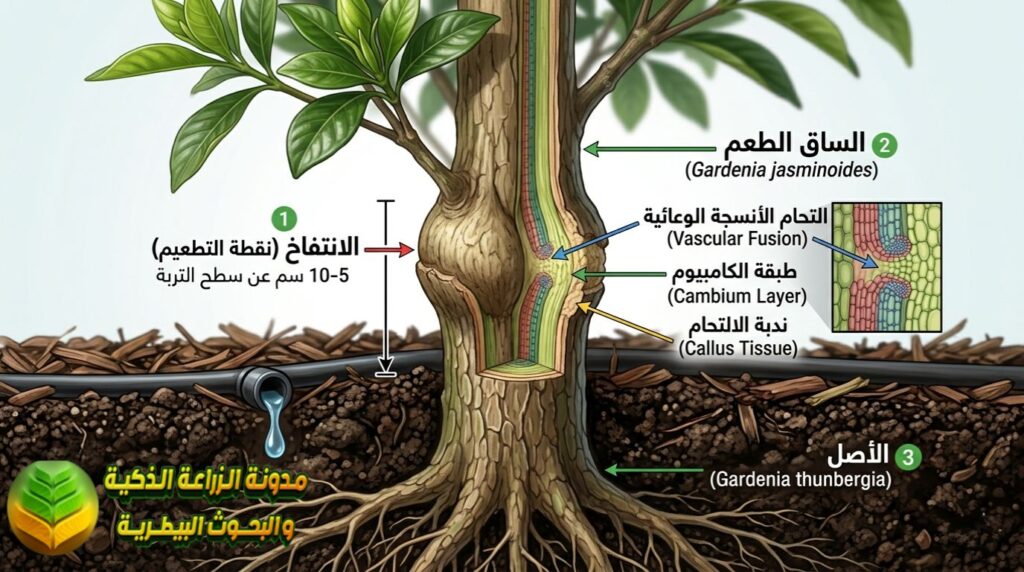إكثار نبات الكاردينيا بالعقل