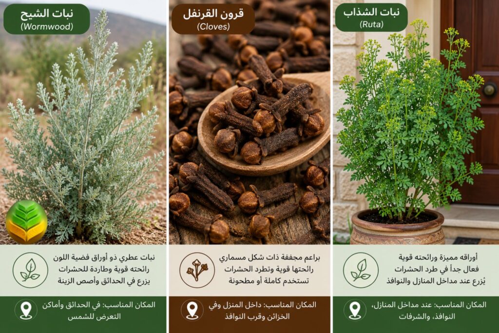أفضل النباتات الطبيعية لطرد الحشرات