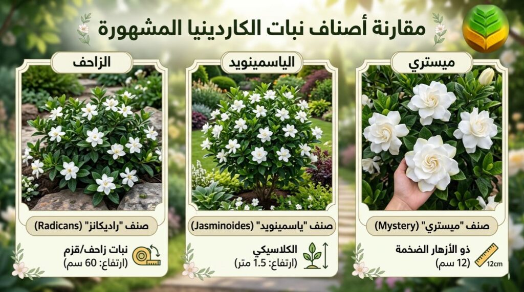 أنواع الكاردينيا المشهورة