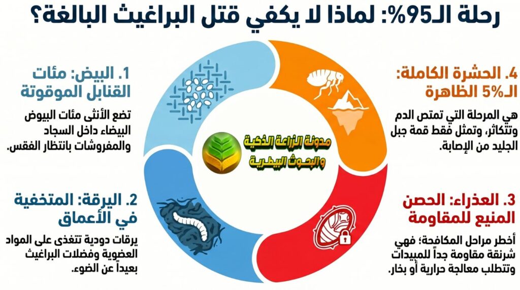 دورة حياة البرغوث