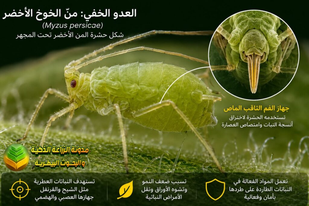 حشرة منّ الخوخ الأخضر