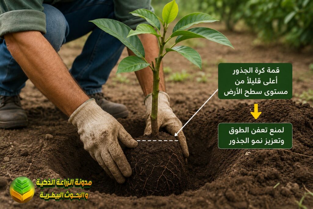 طريقة الزراعة وتثبيت الشتلة خطوة بخطوة