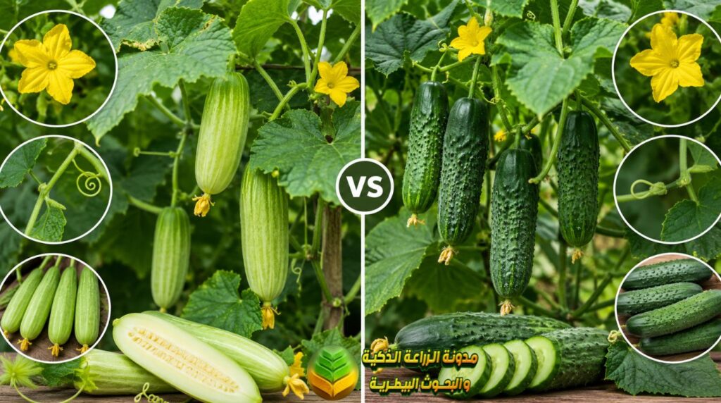 الفرق بين القثاء والخيار
