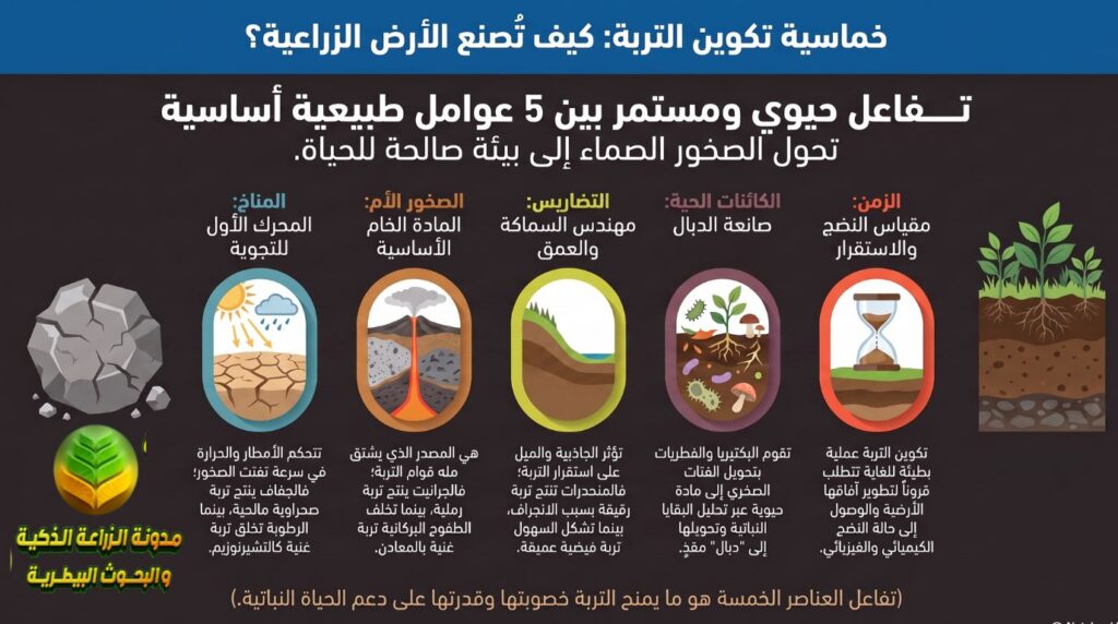 تكوين الترب الزراعية