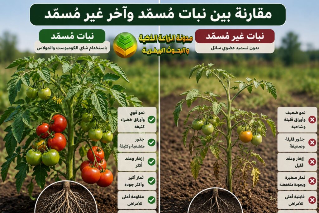 فوائد شاي الكومبوست