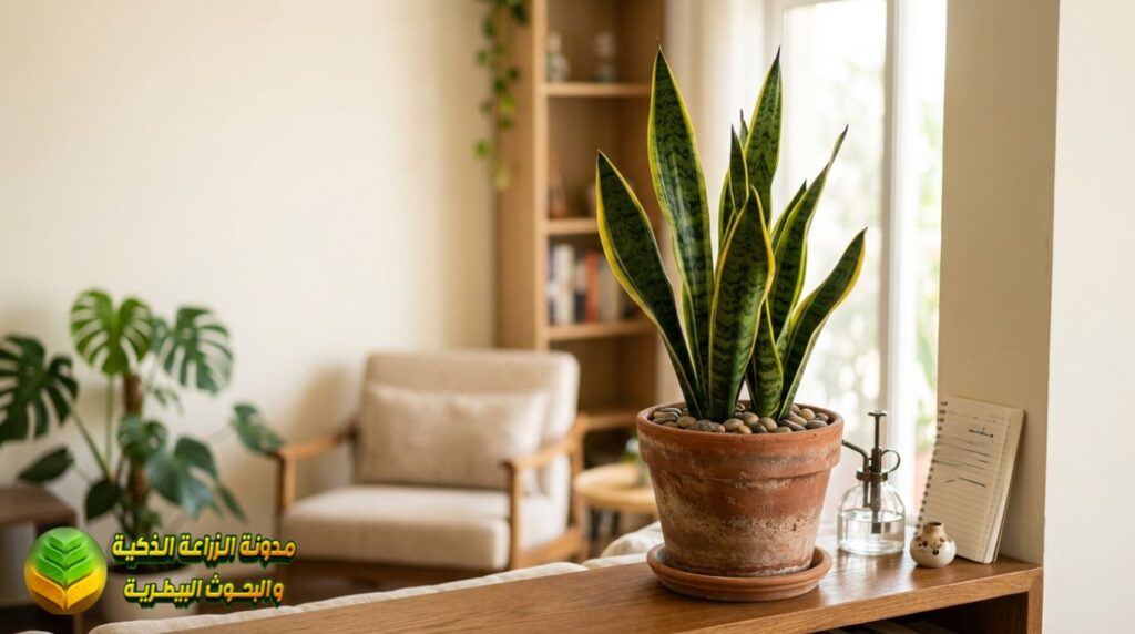 نبات الثعبان (Snake Plant)