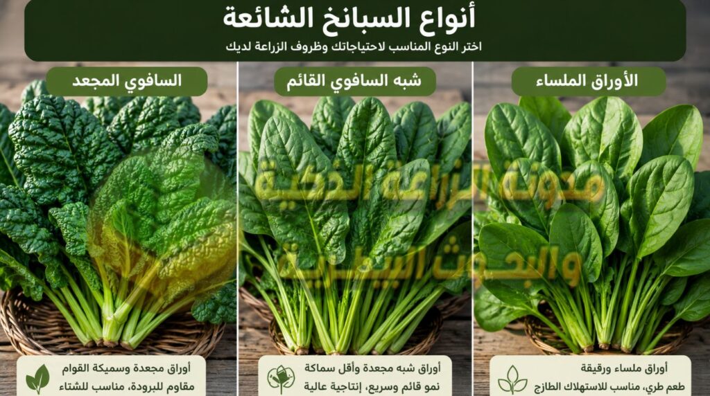 أفضل أصناف السبانخ