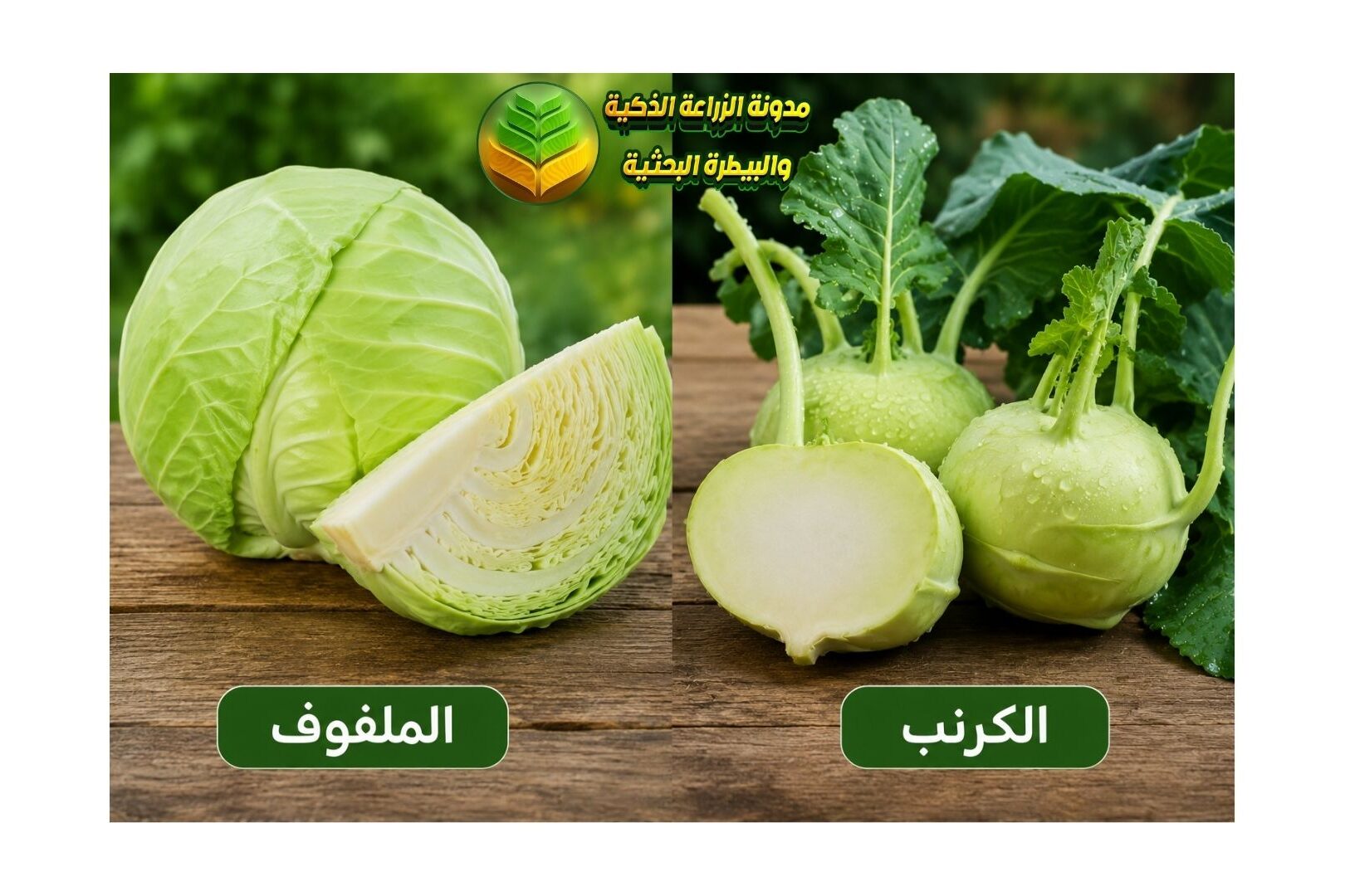 الفرق بين الكلم والكرنب والملفوف