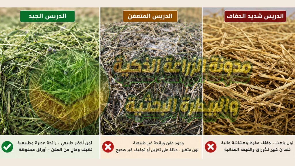 كيف تميز بين العلف الجيد والرديء؟