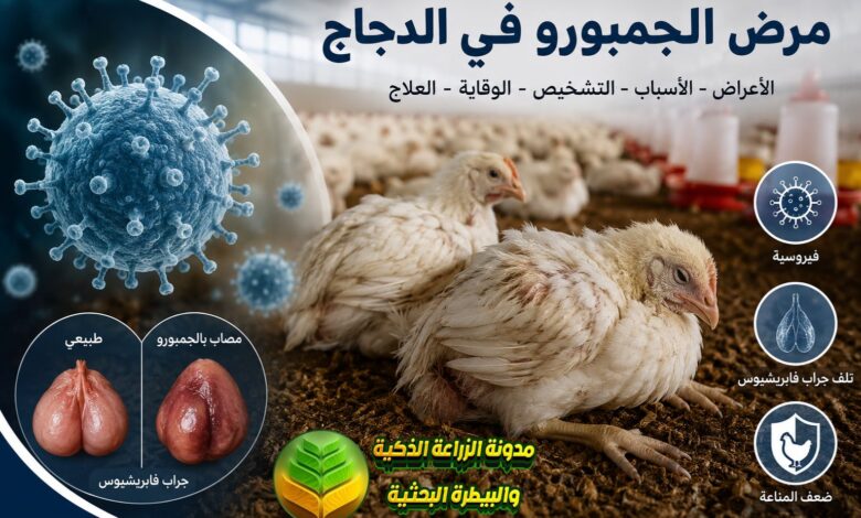 الجمبورو في الدجاج: دليل شامل للأعراض والتشخيص والوقاية والسيطرة على المرض