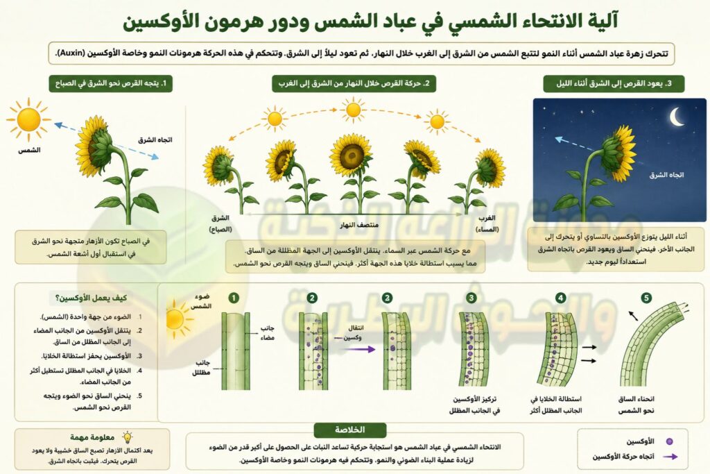 الانتحاء الشمسي (Heliotropism)