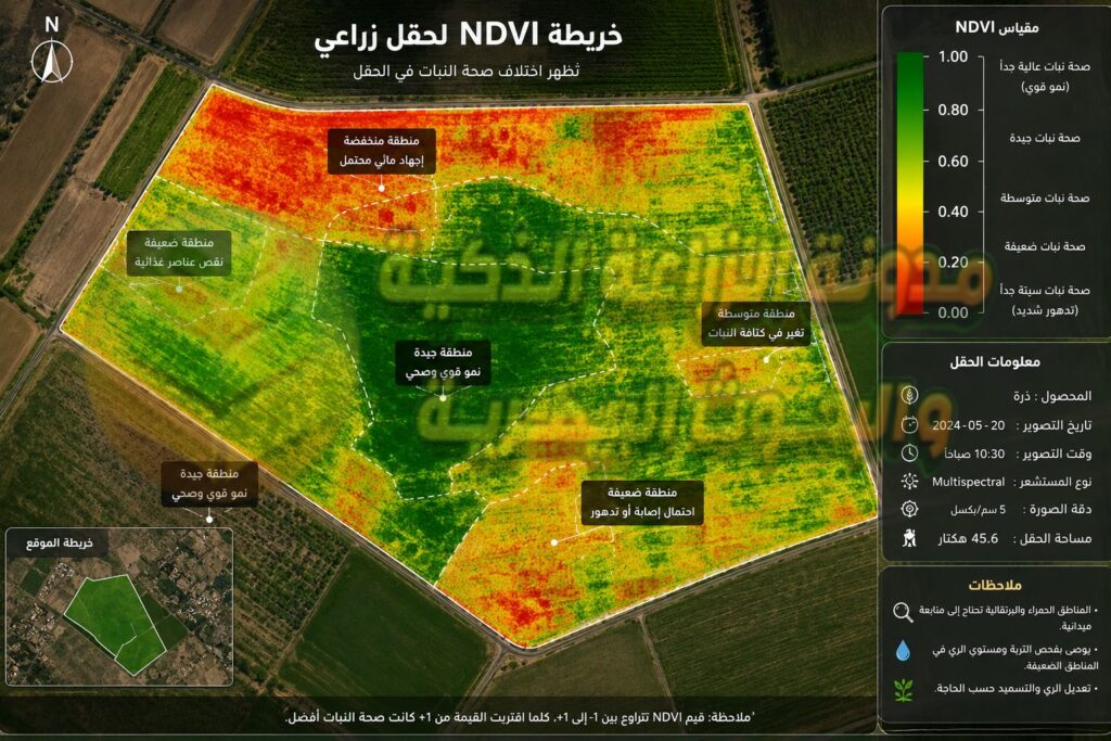 خريطة NDVI