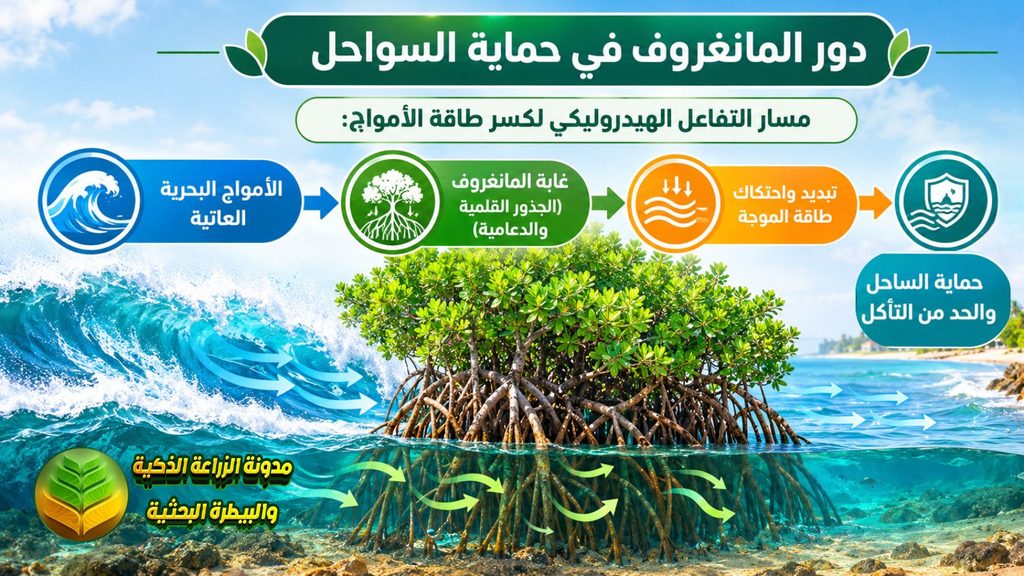 دور المانغروف في حماية السواحل