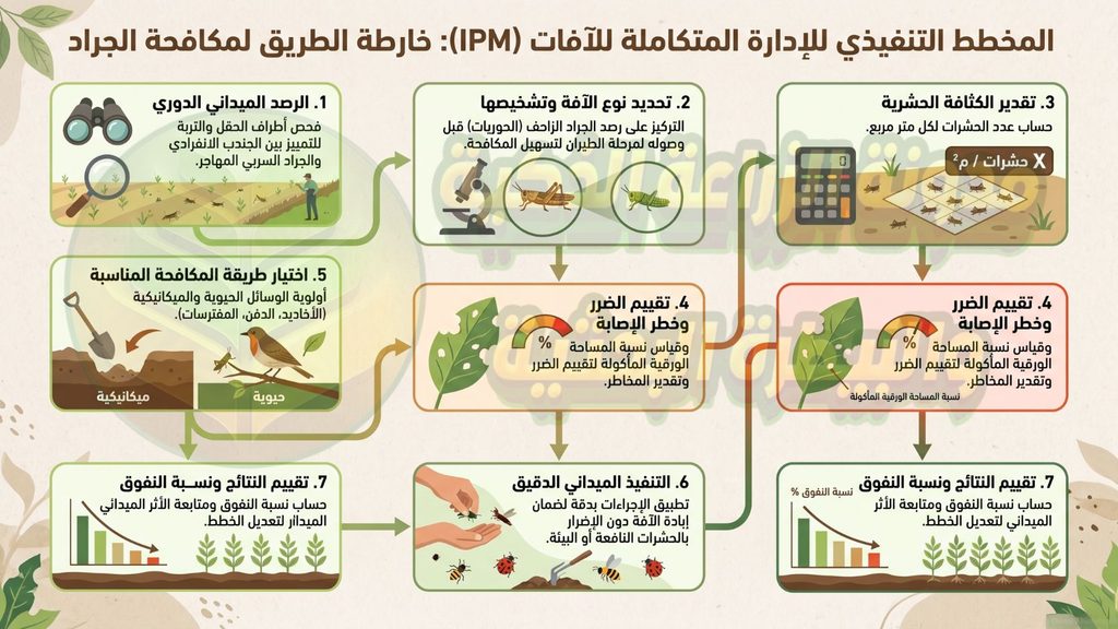 المكافحة المتكاملة للجنادب